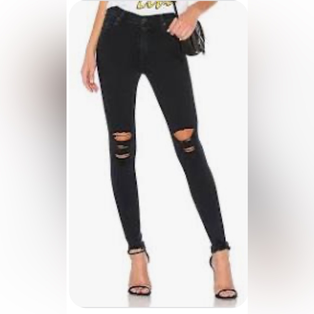 Agolde Distressed Sophie Jean in Ruthless - Size 27